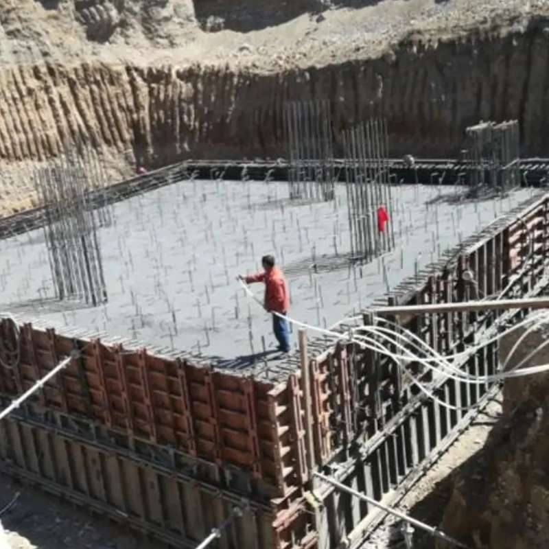 Encofrado de losa de cimentación