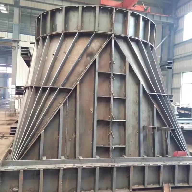 Encofrado de columna de muelle