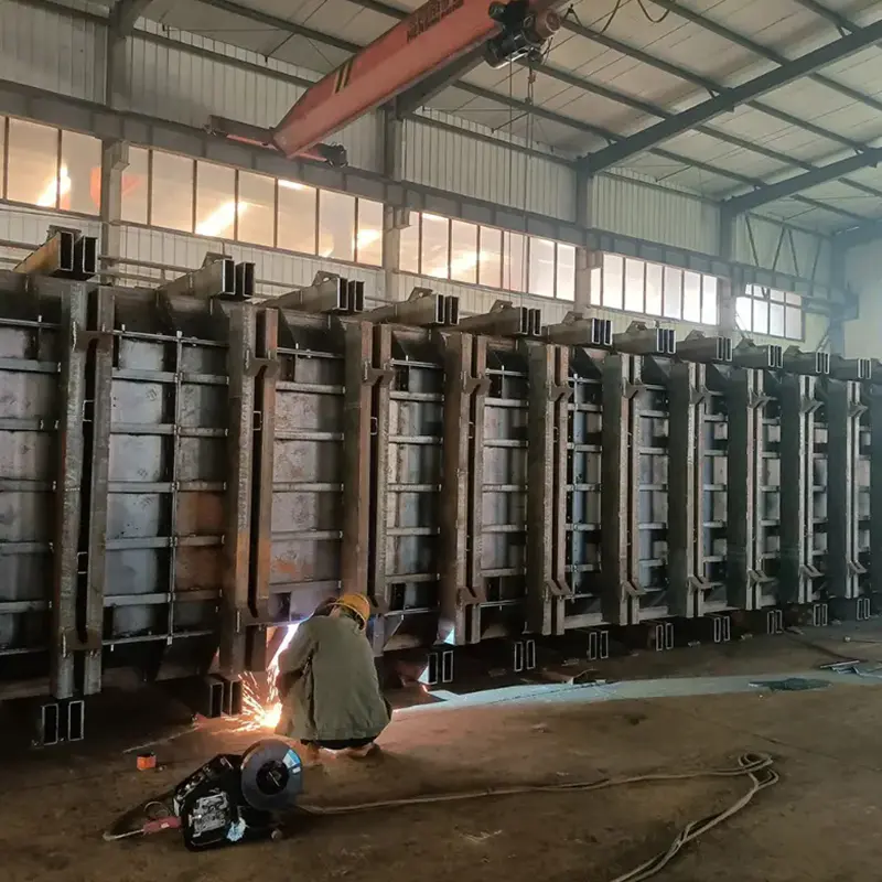 Encofrado de columna de muelle