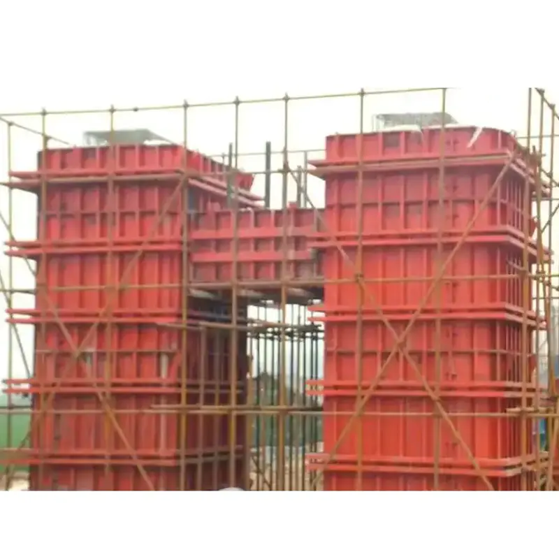 Encofrado de columna de muelle