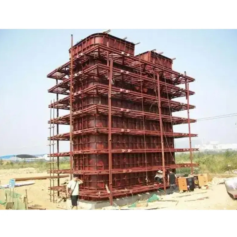 Encofrado de columna de muelle