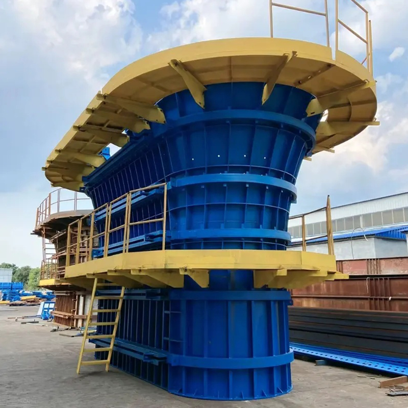 Encofrado de columna de muelle