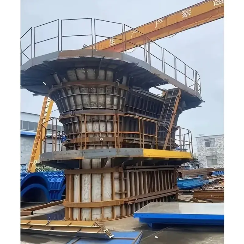 Encofrado de columna de muelle
